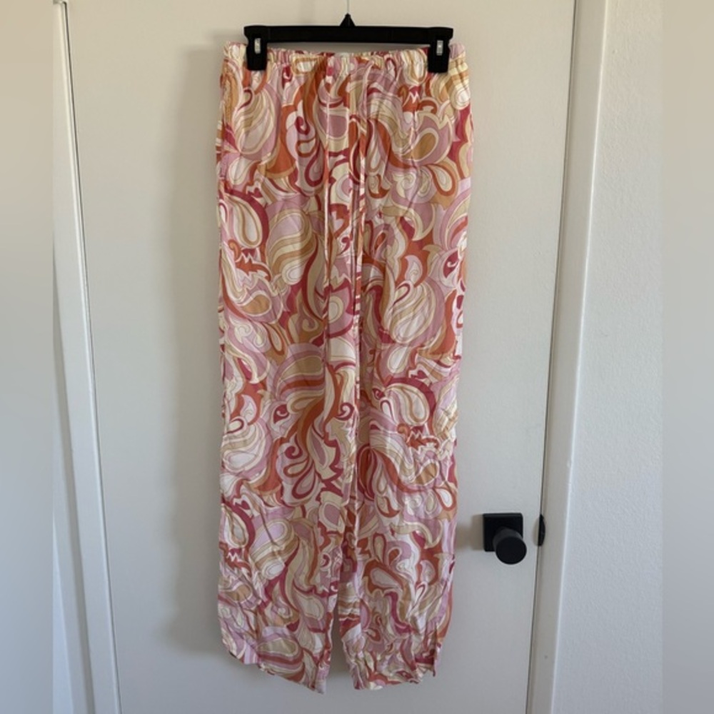 Rhythm Swirl Patterned Coverup Pants
